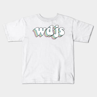 what does jesus say (light) Kids T-Shirt